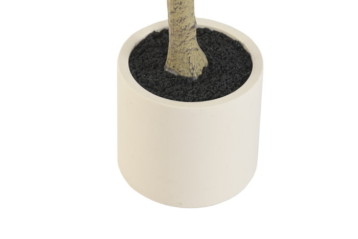 DKD Home Decor Árbol de Olivo Verde en Poliéster y Cemento 80x80x180 cm