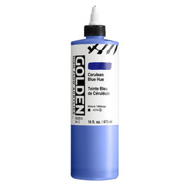 Golden Colores Acrílicos High Flow Azul Cerúleo 473 ml