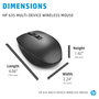 HP Ratón Inalámbrico 635 Multidispositivo Negro