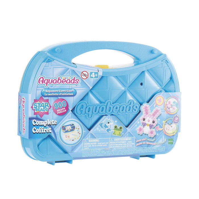 Aquabeads Maletín de Principiantes con 900 Abalorios y FlipTray Aquabeads Maletín de Principiantes con 900 Abalorios y FlipTray