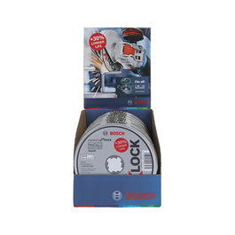 Bosch X-LOCK Discos de Corte Standard para Inox 125mm 1mm (Pack de 10)