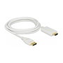 DeLOCK Cable Adaptador DisplayPort 1.2a a HDMI de 3 m Blanco