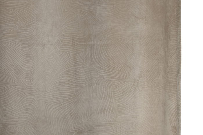 DKD Home Decor Cortina Milan 2 Unidades Beige 260 x 140 cm Poliéster Jaquard Urban