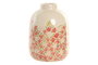 DKD Home Decor Jarrón de Cerámica Flores Pintado a Mano