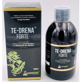 Comdiet Te Drena Forte 500ml - Infusión de Hierbas para Drenaje y Energía con Cardo Mariano, Té Verde y Alcachofa