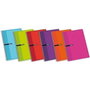 Enri Set de 5 Cuadernos de Espiral 1/4 Tapas Duras Surtidas 80H 4x4mm con Margen