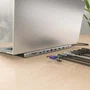 Aisens USB-C Dock 12 en 1 ASUC-12P020-GR Gris