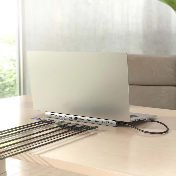 Aisens USB-C Dock 12 en 1 ASUC-12P020-GR Gris