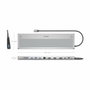 Aisens USB-C Dock 12 en 1 Gris ASUC-12P020-GR con 2xHDMI, DP, RJ45 y PD 100W