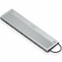 Aisens USB-C Dock 12 en 1 Gris ASUC-12P020-GR con 2xHDMI, DP, RJ45 y PD 100W