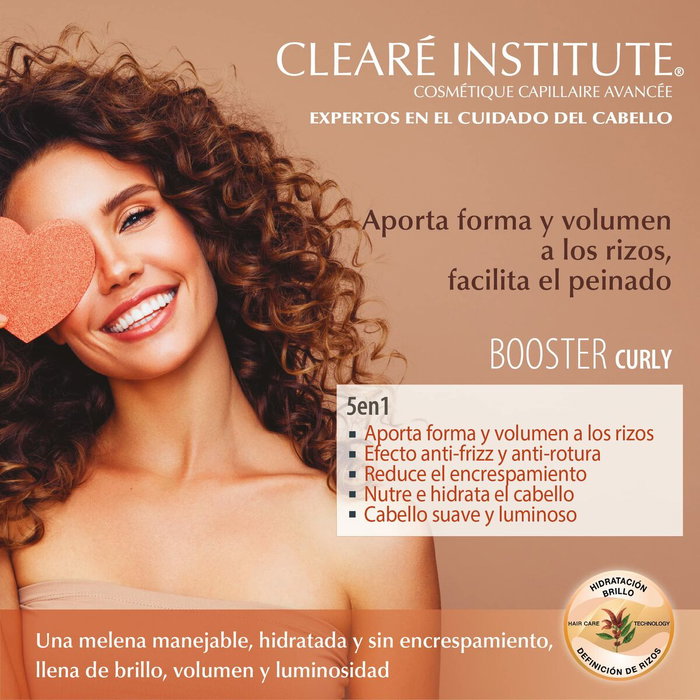 Clearé Institute Booster Curly Rizos Definidos Hidratación y Brillo 200 ml