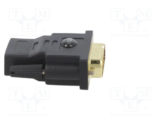 SAVIO Adaptador DVI-D (24+1) a HDMI Negro SAVIO Adaptador DVI-D (24+1) a HDMI Negro