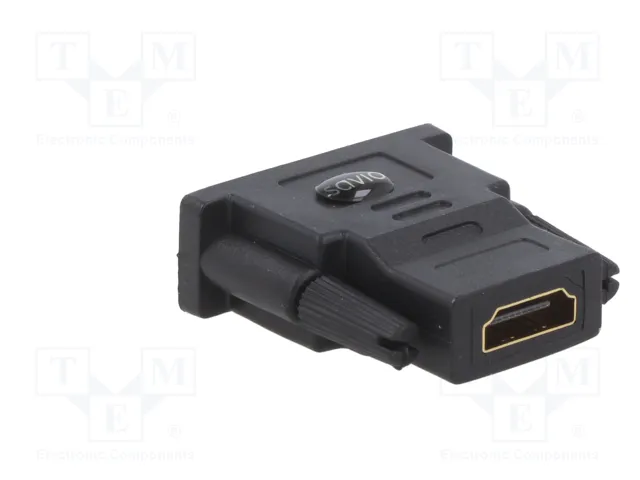 SAVIO Adaptador DVI-D (24+1) a HDMI Negro SAVIO Adaptador DVI-D (24+1) a HDMI Negro
