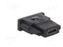 SAVIO Adaptador DVI-D (24+1) a HDMI Negro