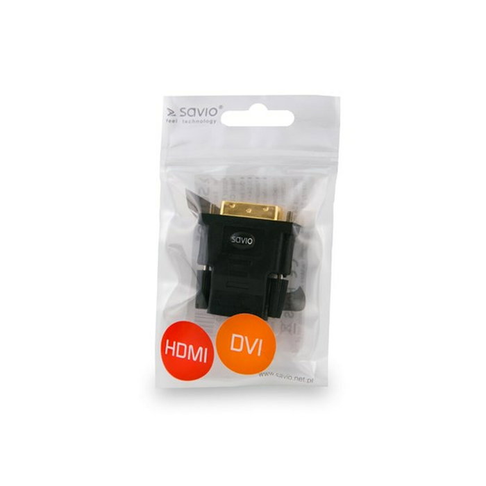 Savio cl-21 adaptador de cable dvi hdmi negro Savio cl-21 adaptador de cable dvi hdmi negro