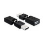 DeLOCK 65260 Adaptador de rotación USB 2.0 Tipo A macho a hembra