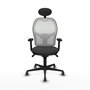 PIQUERAS Y CRESPO Silla de oficina Jorquera con mecanismo Sincro Gris/Blanco
