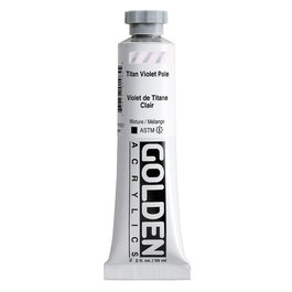 Golden Titanico Violeta Claro Heavy Body Colores Acrílicos 59 ml