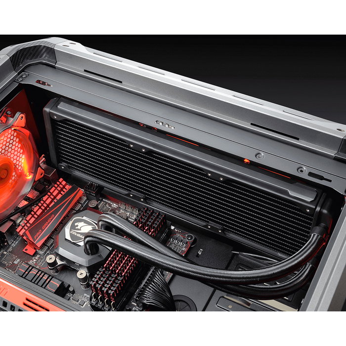 Cougar CGR-6AMKB Caja de PC Full Tower, Negro, Cristal Acrílico, Malla, Metal