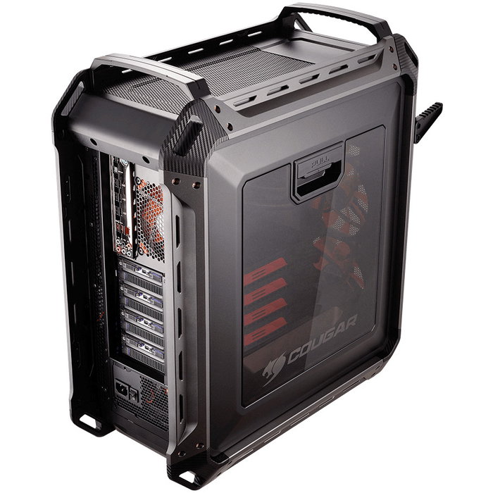 Cougar CGR-6AMKB Caja de PC Full Tower, Negro, Cristal Acrílico, Malla, Metal