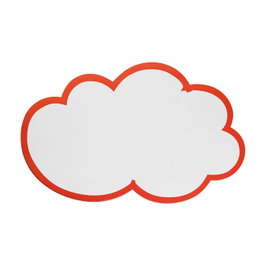FRANKEN Tarjetas de moderación blanco y rojo 37,0 x 62,0 cm, 20 unidades de pack