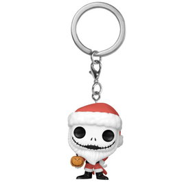 FUNKO Llavero Pocket POP! Disney Pesadilla Antes de Navidad Santa Jack Exclusive