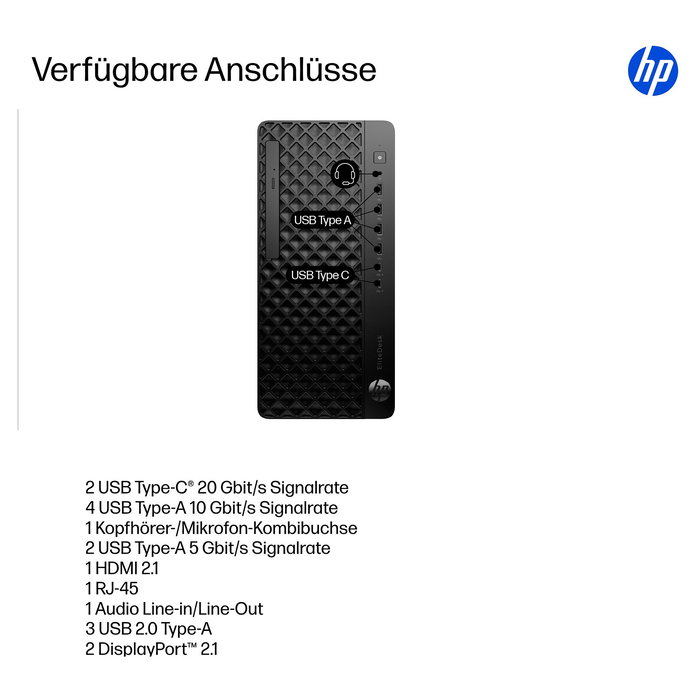 HP ELITEDESK 8 TWR G1I U7-265 Ordenador de sobremesa