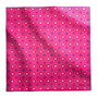 Chopard Pañuelo Happy Hearts 90x90 cm en Sarga de Seda Orgánica Rosa