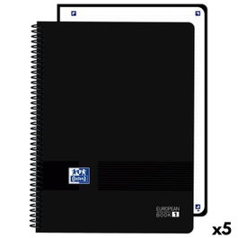 Oxford Europeanbook 1 Live&Go A4+ Negro (Set de 5)