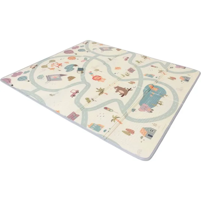 Tineo Alfombra de Juego Maxi Reversible 150x180 cm, Animales y Pista de Coches, Referencia TIN3275056061603 Tineo Alfombra de Juego Maxi Reversible 150x180 cm, Animales y Pista de Coches, Referencia TIN3275056061603