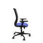 PIQUERAS Y CRESPO Silla de oficina Zulema Azul claro con Brazos 3D