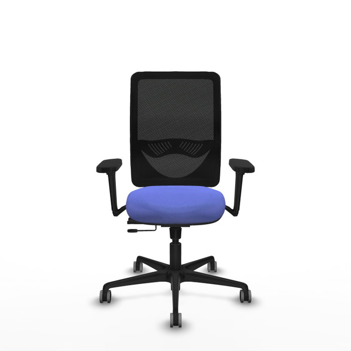 PIQUERAS Y CRESPO Silla de oficina Zulema Azul claro con Brazos 3D PIQUERAS Y CRESPO Silla de oficina Zulema Azul claro con Brazos 3D