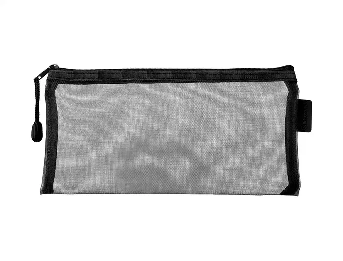 Liderpapel Bolsa Zipper Bag Multiusos Poliester Transpirable Ticket 230x115 mm Negro