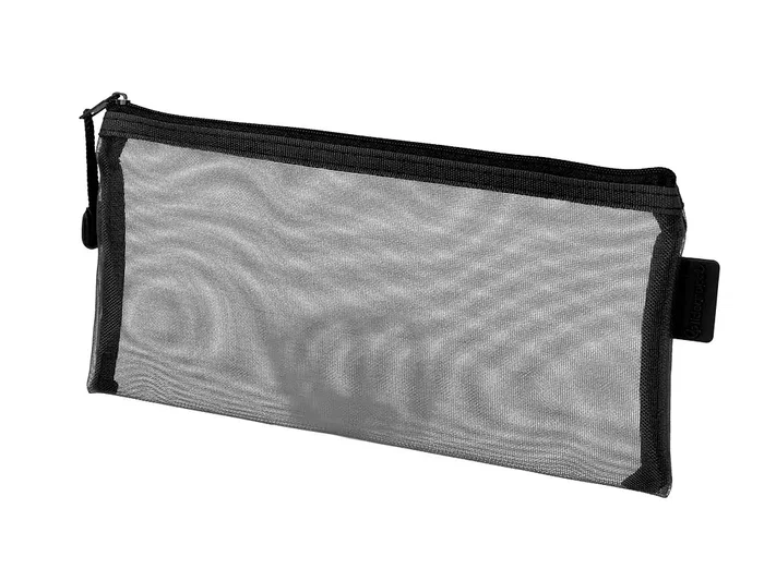 Liderpapel Bolsa Zipper Bag Multiusos Poliester Transpirable Ticket 230x115 mm Negro