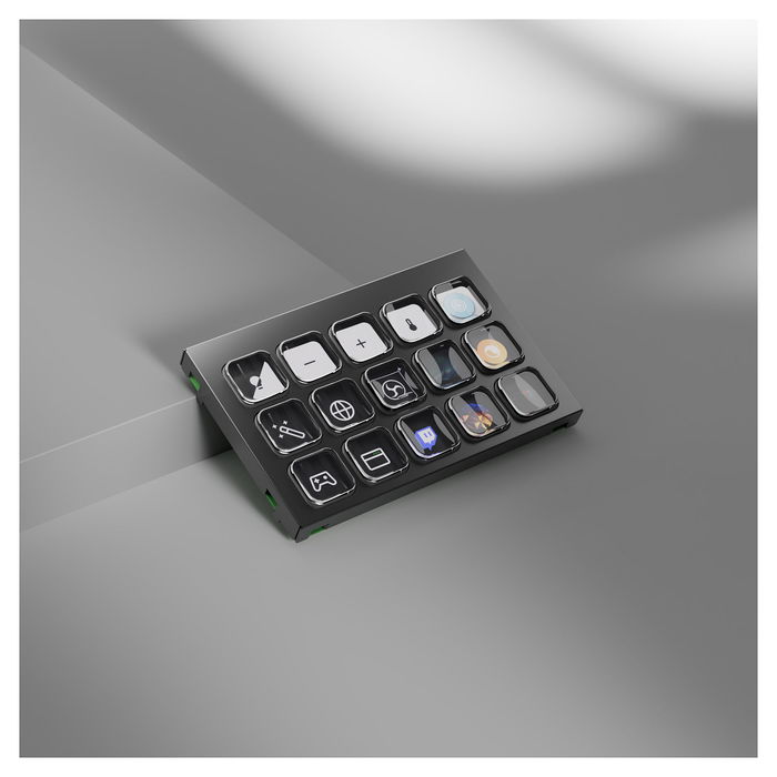 Elgato Stream Deck Module 15 Teclado de Membrana USB Negro 15 Botones 107mm 20mm 70mm 115g