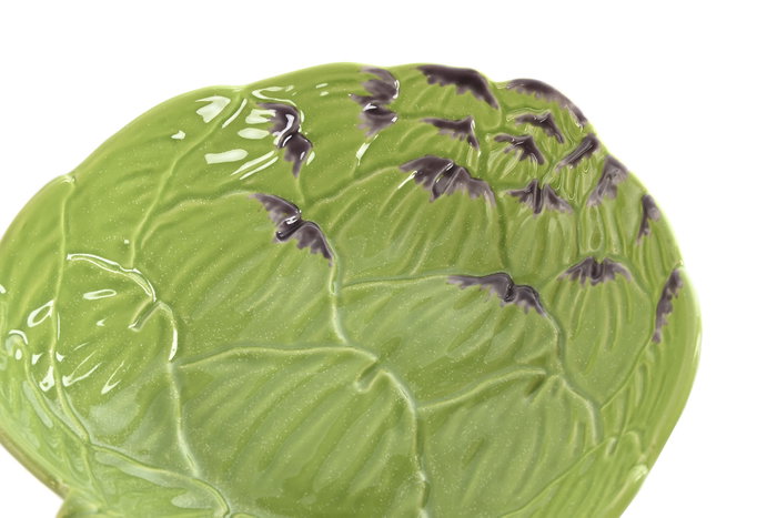 DKD Home Decor Plato de Gres Alcachofa Verde
