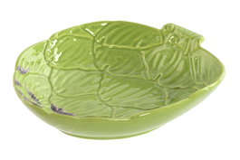 DKD Home Decor Plato de Gres Alcachofa Verde