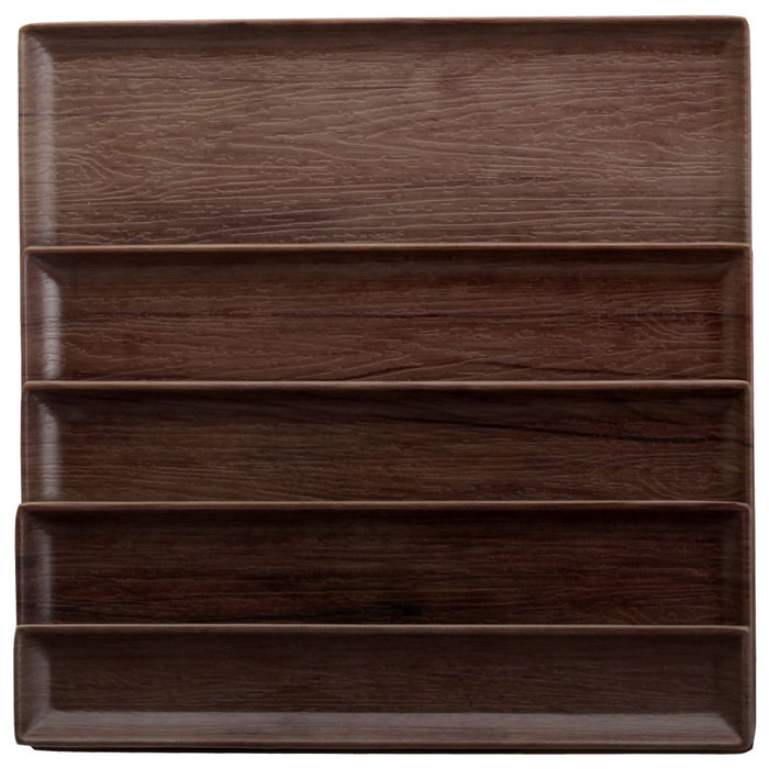 1946 Fuente Melamina Woody Baker 2 Unidades 30x20,5 cm