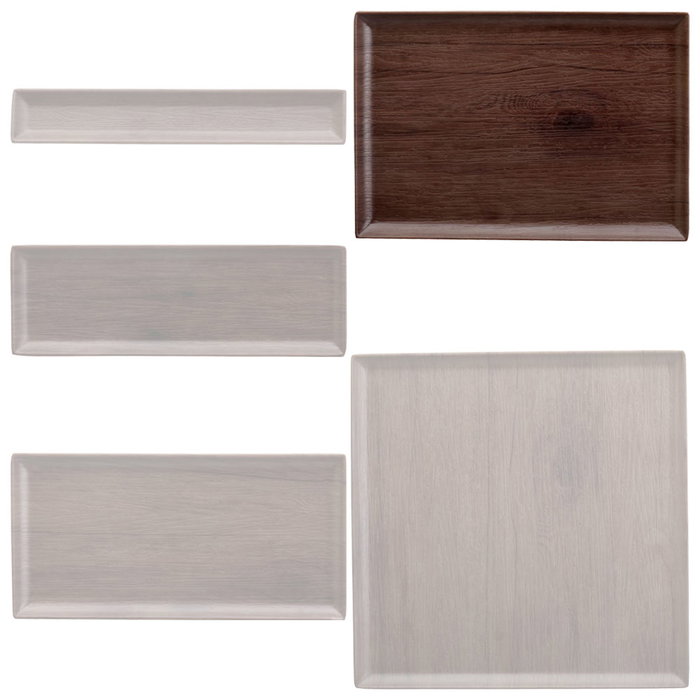 1946 Fuente Melamina Woody Baker 2 Unidades 30x20,5 cm