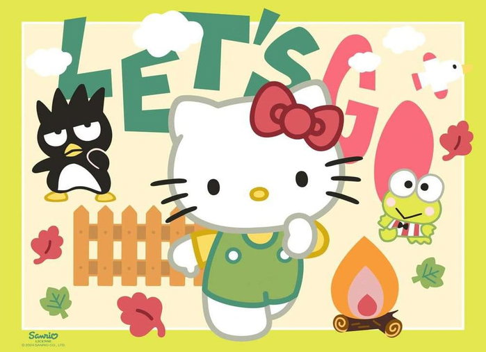 Hello Kitty Pack de 4 Puzzles ¡Vamos, Hello Kitty! (4x100 Piezas) Hello Kitty Pack de 4 Puzzles ¡Vamos, Hello Kitty! (4x100 Piezas)