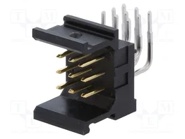 HARTING Conector de placa a placa har-modular® 9 pines macho angular THT