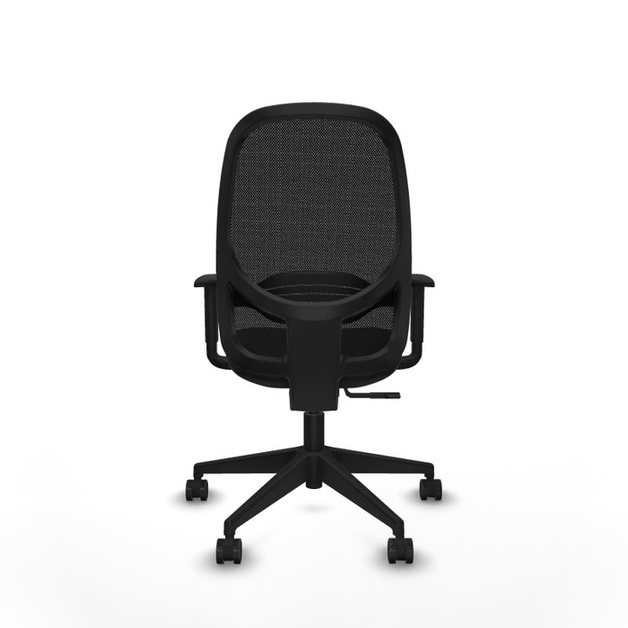 PIQUERAS Y CRESPO Silla de oficina Cilanco con mecanismo Sincro, Negro