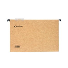 Grafoplas Carpeta colgante bicolor para folio prolongado con visor superior y pack de 50 unidades