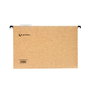 Grafoplas Carpeta colgante bicolor para folio prolongado con visor superior y pack de 50 unidades