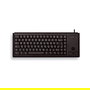 Cherry G84-4400 Teclado Compacto Alámbrico USB QWERTY US Negro Completo (100%) con Bola de Seguimiento
