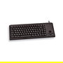 Cherry G84-4400 Teclado Compacto Alámbrico USB QWERTY US Negro Completo (100%) con Bola de Seguimiento