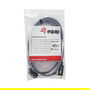 EQUIP 128421 Cable USB-C a USB-C 1m 20Gbps PD240W 4K/60Hz Trenzado Negro