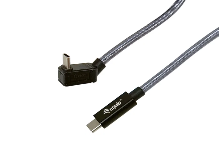 Equip 128421 Cable USB4 Gen 2x2 USB-C a USB-C 1 m - 20 Gbps, Power Delivery 240W, 4K@60Hz, Macho-Macho, Plata Equip 128421 Cable USB4 Gen 2x2 USB-C a USB-C 1 m - 20 Gbps, Power Delivery 240W, 4K@60Hz, Macho-Macho, Plata