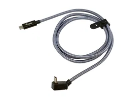 Equip 128421 Cable USB4 Gen 2x2 USB-C a USB-C 1 m - 20 Gbps, Power Delivery 240W, 4K@60Hz, Macho-Macho, Plata