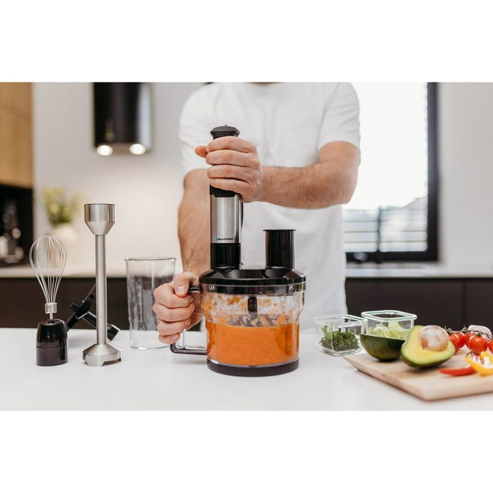 Batidora de Vaso Blaupunkt HBD611 Negro Plateado 1200 W Batidora de Vaso Blaupunkt HBD611 Negro Plateado 1200 W